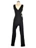 Derek Heart Solid Black Jumpsuit Size M - photo 1