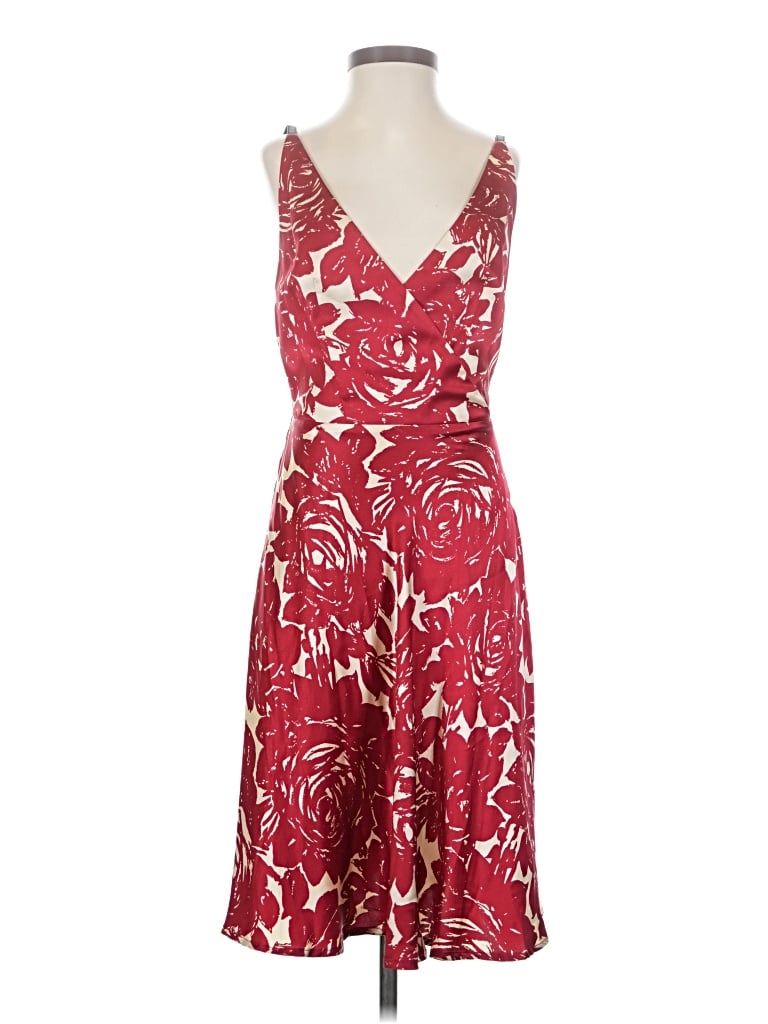 Pre-owned William B Cocktail Dress In Burgundy