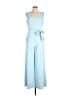 Venus Solid Blue Jumpsuit Size L - photo 1