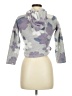 Abercrombie 100% Polyester Floral Gray Pullover Sweater Size 7 - 8 - photo 2