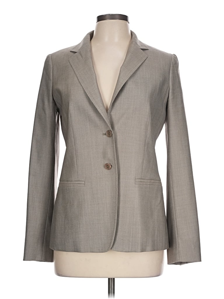 Pre-owned Max Mara Wool Blazer Jacket In Tan