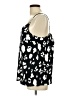 Just 100% Viscose Animal Print Black Sleeveless Blouse Size L - photo 5