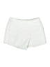 Topshop 100% Polyester Solid White Shorts Size 6 - photo 1