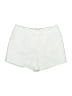 Topshop 100% Polyester Solid White Shorts Size 6 - photo 2