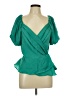 shopthemint.com 100% Polyester Green Short Sleeve Blouse Size L - photo 1