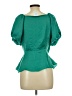 shopthemint.com 100% Polyester Green Short Sleeve Blouse Size L - photo 2