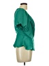 shopthemint.com 100% Polyester Green Short Sleeve Blouse Size L - photo 4