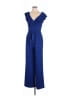 Bebe Solid Blue Jumpsuit Size 10 - photo 1