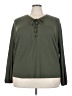 Torrid Green Long Sleeve T-Shirt Size 3X Plus (3) - photo 1