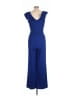 Bebe Solid Blue Jumpsuit Size 10 - photo 2