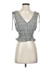Sienna Sky 100% Polyester Silver Sleeveless Blouse Size S - photo 1
