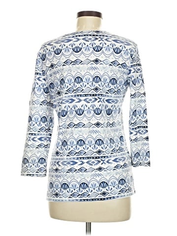Karen Scott 3/4 Sleeve Top (view 2)