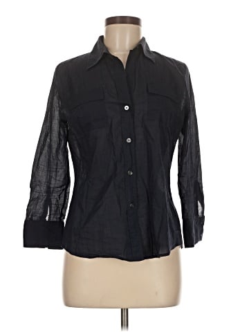 Theory 3/4 Sleeve Button-Down Shirt (view 1)