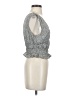 Sienna Sky 100% Polyester Silver Sleeveless Blouse Size S - photo 4