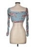 Windsor Blue Long Sleeve Top Size M - photo 2