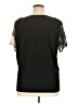Amaryllis Black Short Sleeve Top Size 1X - photo 2