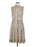 Calvin Klein Paisley Tan Casual Dress Size 6 - photo 1
