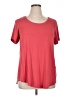 JM Collection Red Short Sleeve Top Size 0X - photo 1