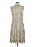 Calvin Klein Paisley Tan Casual Dress Size 6 - photo 2