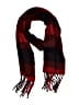J.Jill Plaid Burgundy Red Scarf One size - photo 1