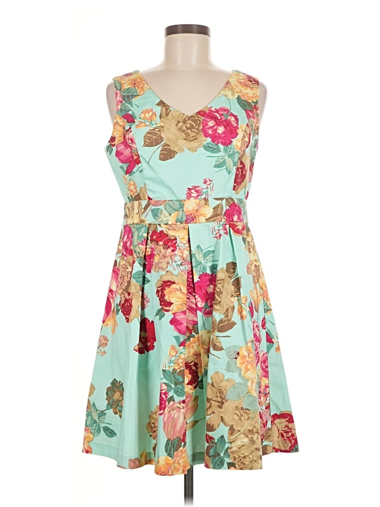 Pre-owned Tiana B Cocktail Dress In Teal
