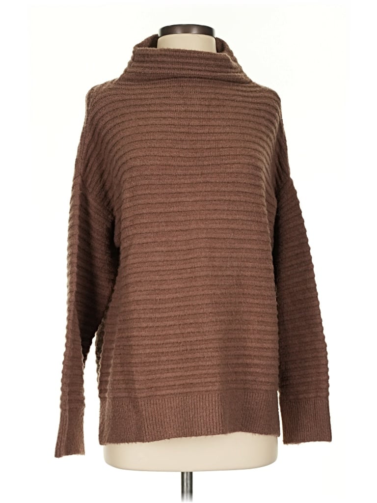 Pre-owned Melloday Turtleneck Sweater In Brown