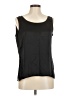 Barrie Pace 100% Silk Black Sleeveless Silk Top Size M - photo 1