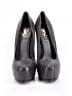 Yves Saint Laurent Graphic Gray Black Heels Size EU 37 - photo 2