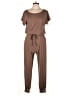 Prettygarden Solid Brown Jumpsuit Size S - photo 1