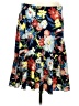 Chaps Floral Blue Casual Skirt Size M - photo 1