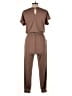 Prettygarden Solid Brown Jumpsuit Size S - photo 2