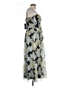 Lulus 100% Polyester Tropical Gray Cocktail Dress Size L - photo 4