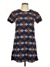 ALCOTT Argyle Blue Casual Dress Size L - photo 1