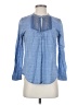 J.Crew Blue Long Sleeve Blouse Size 4 - photo 1