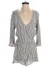 Elan Stripes Gray Romper Size XS - photo 1