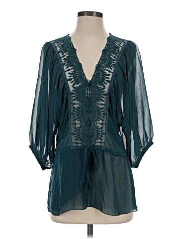 Black Rainn 3/4 Sleeve Blouse (view 1)