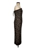 SPANX Animal Print Brown Cocktail Dress Size S - photo 4