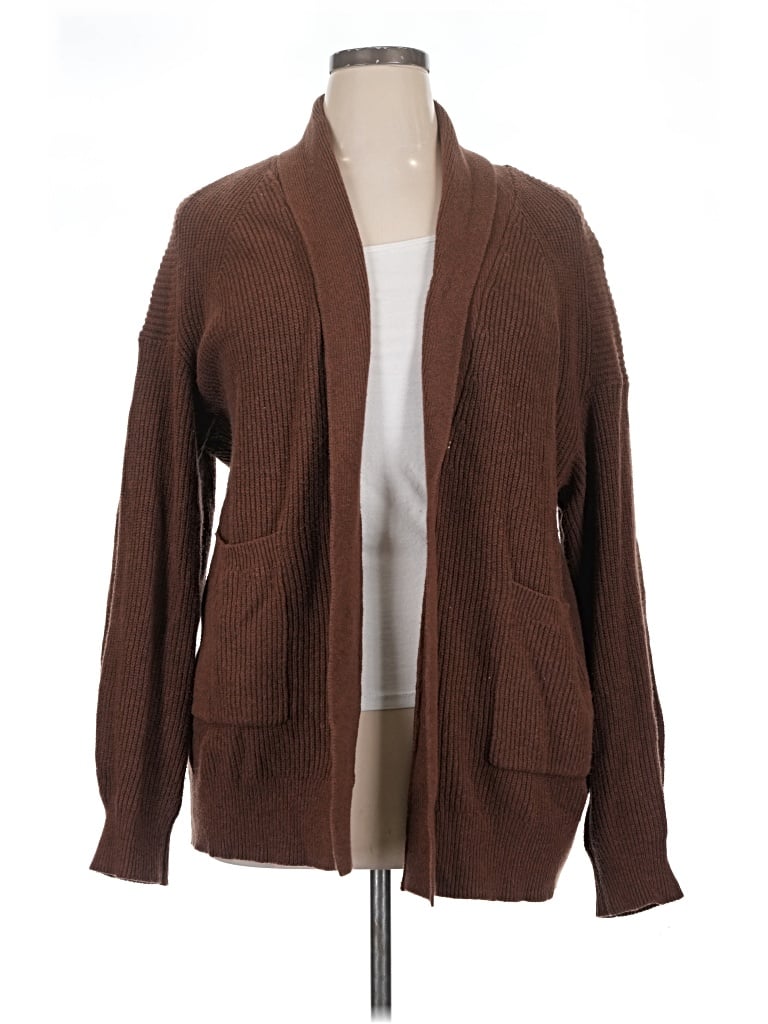 Pre-owned A New Day Cardigan Sweater In Brown