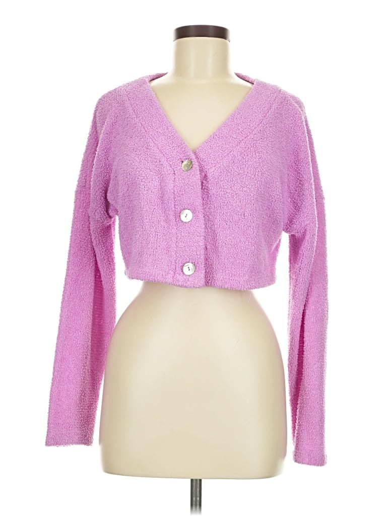 Pre-owned Wild Fable Cardigan Sweater In Pink