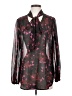 CAbi 100% Polyester Black Long Sleeve Blouse Size S - photo 1