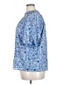 Ann Taylor LOFT Blue Short Sleeve Blouse Size XXL - photo 5