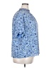 Ann Taylor LOFT Blue Short Sleeve Blouse Size XXL - photo 4