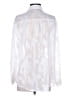 Unbranded 100% Polyester Print White Long Sleeve Blouse Size M - photo 2