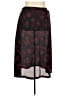 Rena Rowan 100% Polyester Floral Black Casual Skirt Size 24 - photo 1