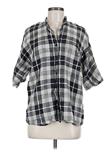 Chico's Design 3/4 Sleeve Button-Down Shirt (view 1)