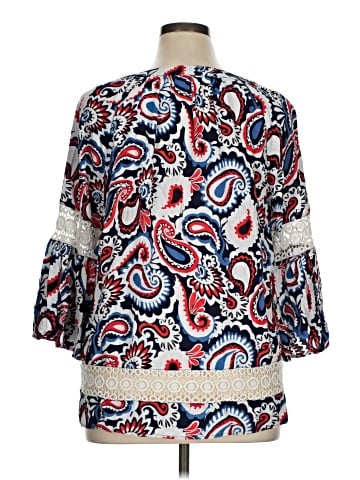 Crown & Ivy 3/4 Sleeve Blouse (view 2)