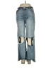 We the Free 100% Cotton Color Block Blue Jeans Size 26 waist - photo 1