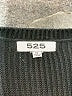525 America 100% Cotton Solid Black Pullover Sweater Size XL - photo 7