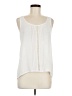 Ambiance Apparel 100% Polyester Ivory Sleeveless Blouse Size M - photo 1