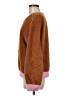 Maeve Color Block Brown Pullover Sweater Size M - photo 5